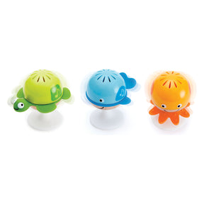 Hape hochets animaux avec ventouse, 3 pcs.