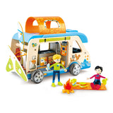 Hape hölzern adventure bus puppenhaus