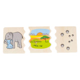 Beleduc cognito les mœurs des animaux reconnaissent le jeu d'enfant en bois