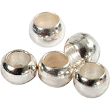 Perles à écraser Creativ company, d 2 mm, argent, 100 pièces 1 boîte