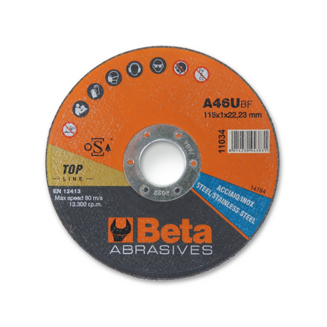 Disque à tronçonner Beta épaisseur 125 mm