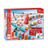 Dominos d'usine de robots Hape - 122 pièces.
