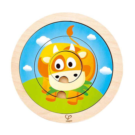 Ferme de puzzles rotative Hape