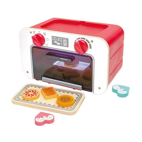 Hape Four jouet avec biscuits magiques – Four à pâtisserie à couleurs changeantes, 3 ans et plus