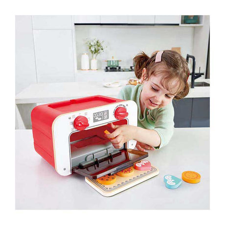 Hape Four jouet avec biscuits magiques – Four à pâtisserie à couleurs changeantes, 3 ans et plus