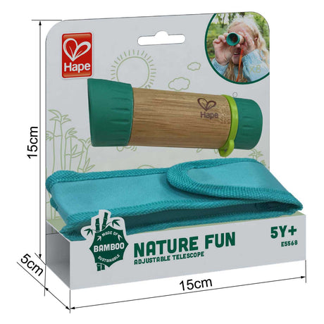 Hape télescope réglable en bambou