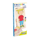 Beleduc puzzle en bois fille - 5 couches