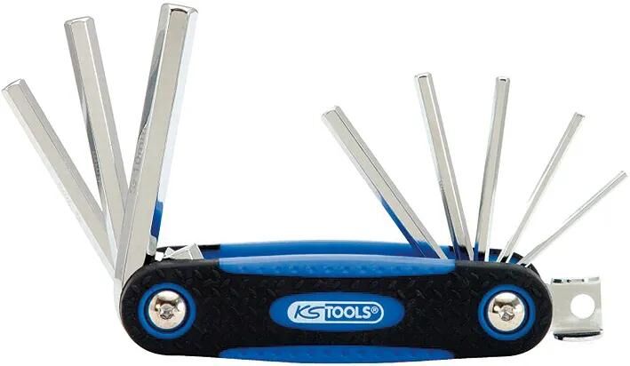 Ks tools ks-tools jeu de clés angulaires chromeplus clé à goupille coudée 8tlg.