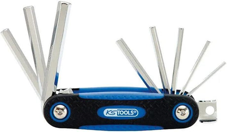Ks tools ks-tools jeu de clés angulaires chromeplus clé à goupille coudée 8tlg.