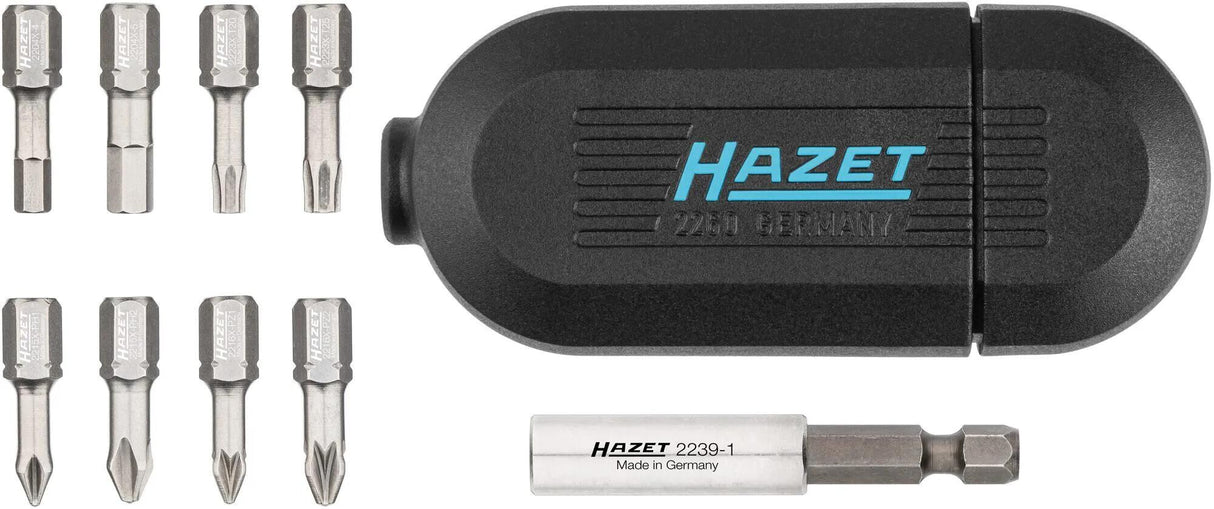Jeu d'embouts Hazet 2260x 10n jeux d'embouts en acier inoxydable avec support