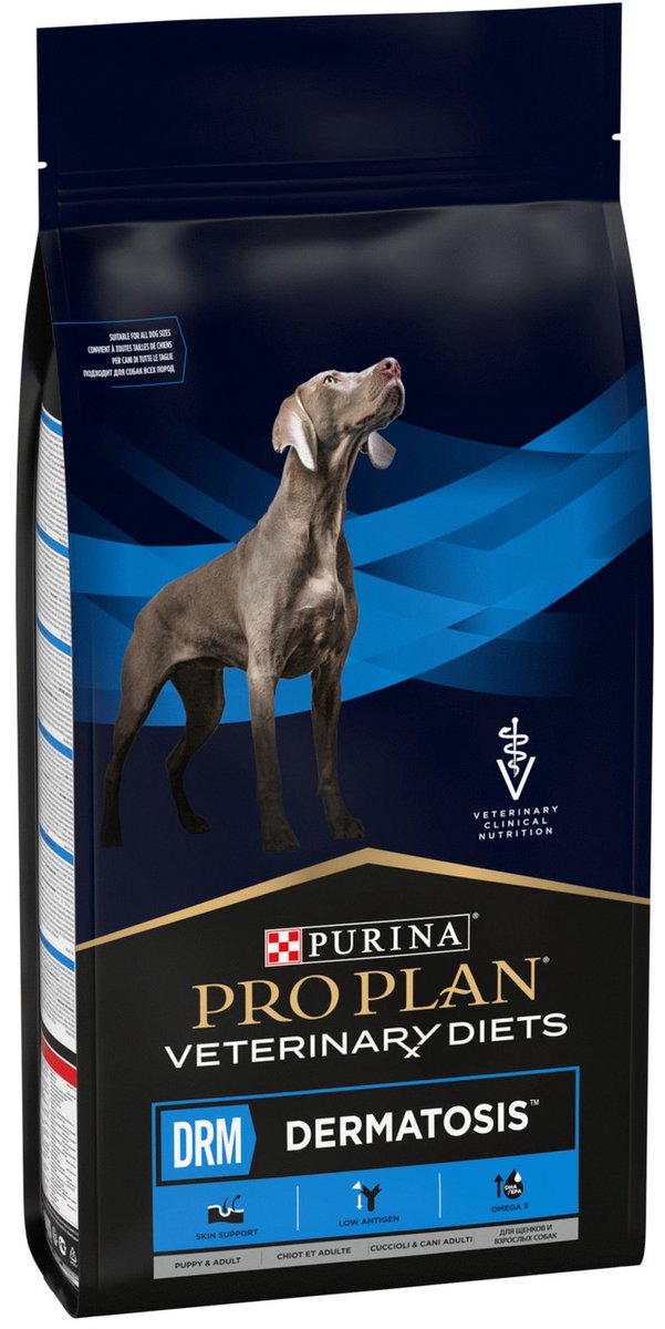 Pro plan régimes vétérinaires dermatose drm canine - nourriture pour chien - 3 kg