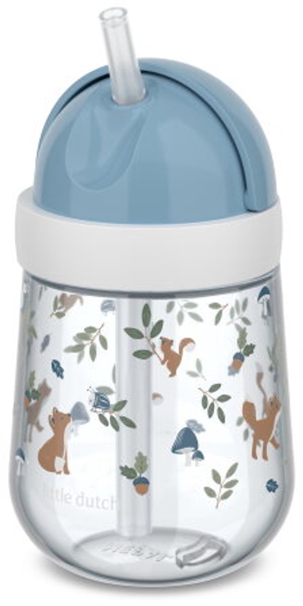 Gobelet avec paille Mepal amis de la forêt 300ml