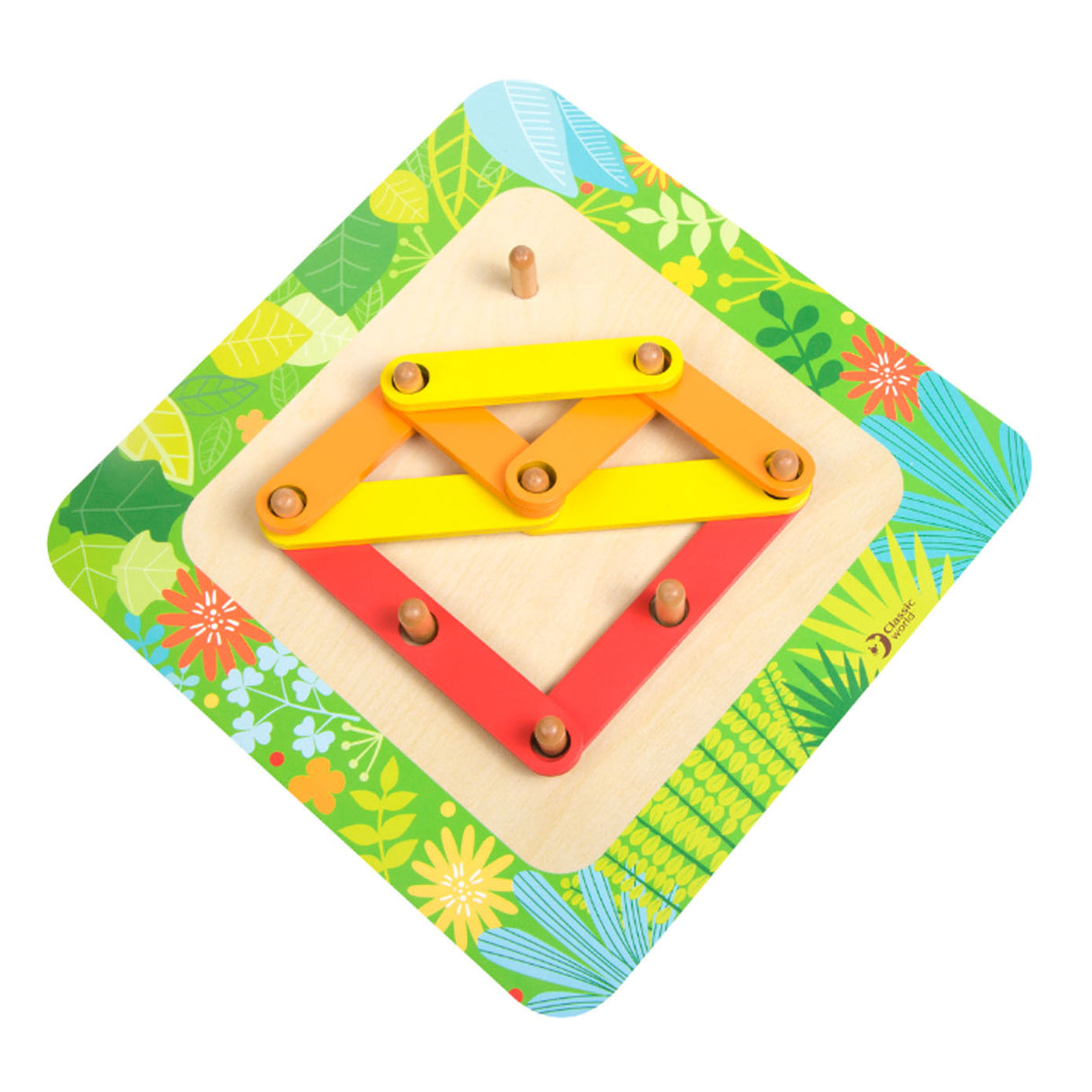 Classic World World my wooden learning puzzle, 29dlg.