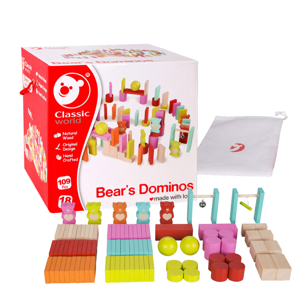 Dominos ours du monde classique, 109 pcs.