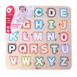 Alphabet puzzle en bois du monde classique, 27 pcs.
