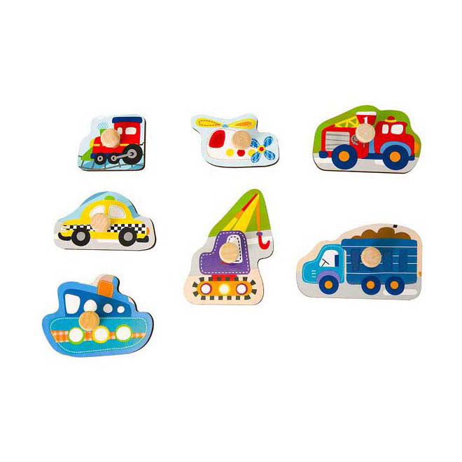 Traffic de puzzle en bois en bois classique, 8e.