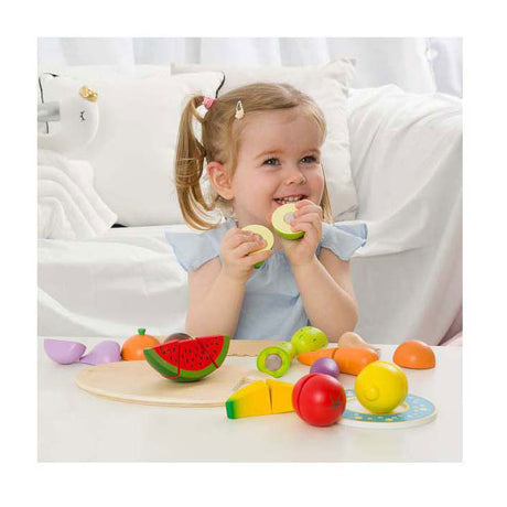 Jouets en bois du monde classique, coupe de fruits en bois