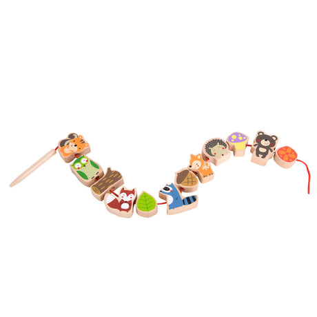 Classic World Wooden Responsed Perles Forest Animaux