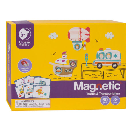 Magnet de la boîte de puzzle mondiale classique - Trafic