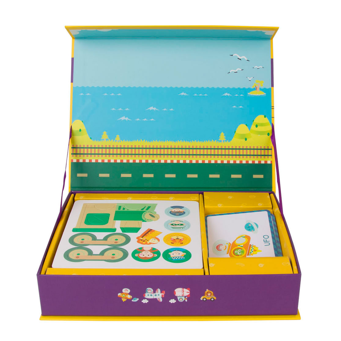 Magnet de la boîte de puzzle mondiale classique - Trafic