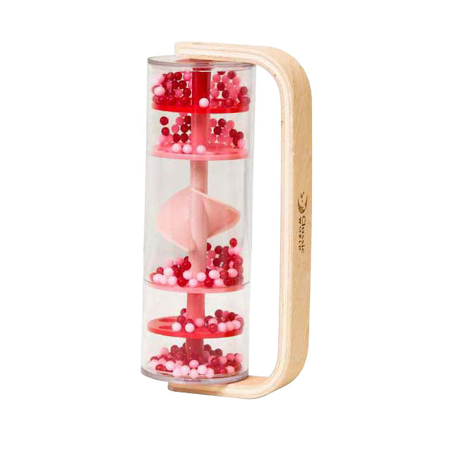 Instrument de musique classique du monde Rainmaker rouge - jouet sensoriel.