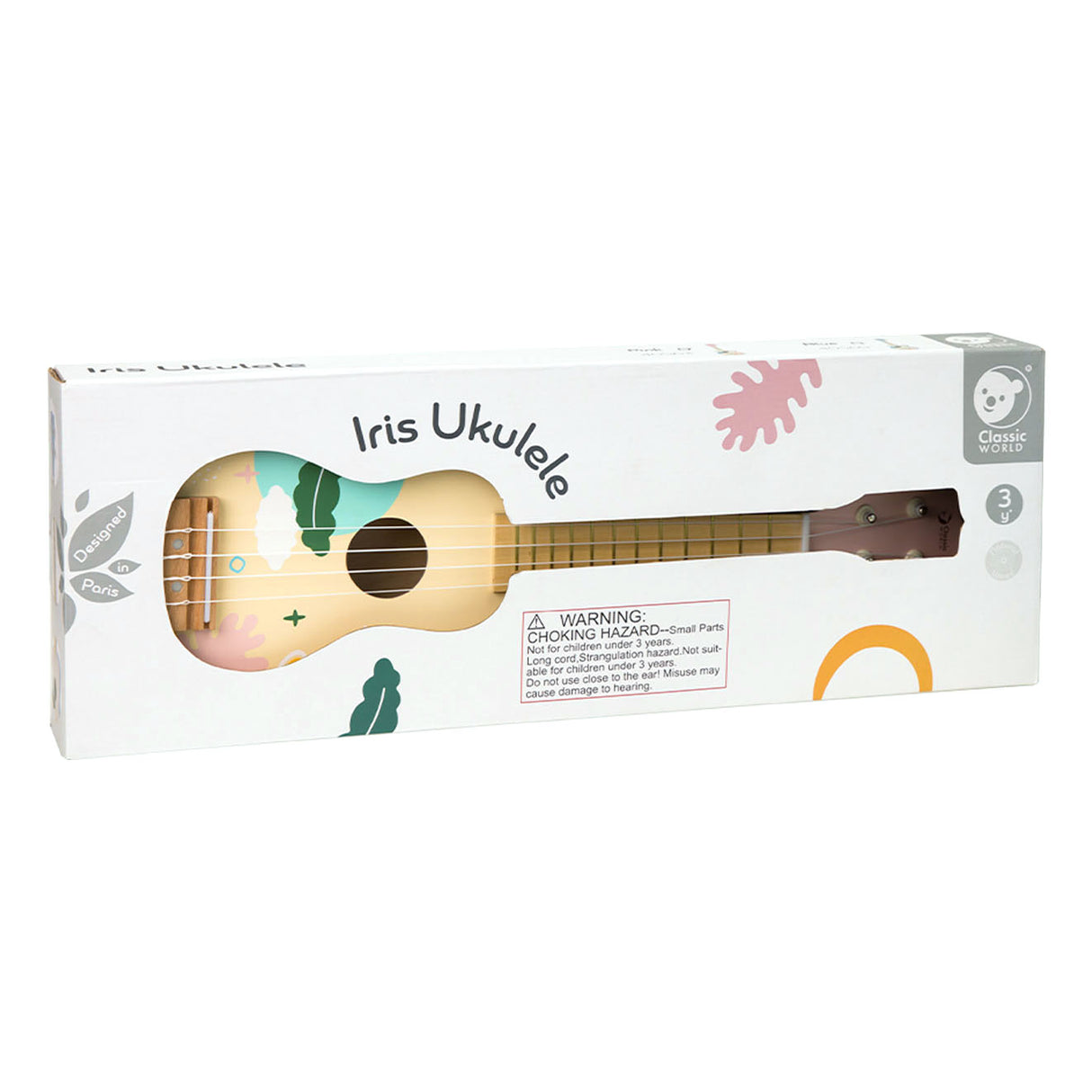 Klasična svetovna svetovna lesena iris ukelele