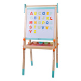 Aimant en bois mondial classique et tableau noir 2in1, 39dlg.