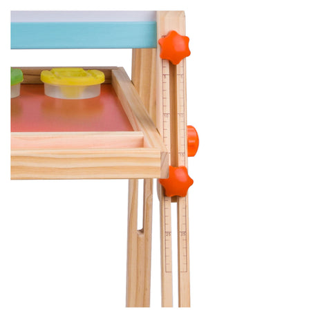 Tableau magnétique et tableau noir en bois Classic World 2en1, 39 pcs.