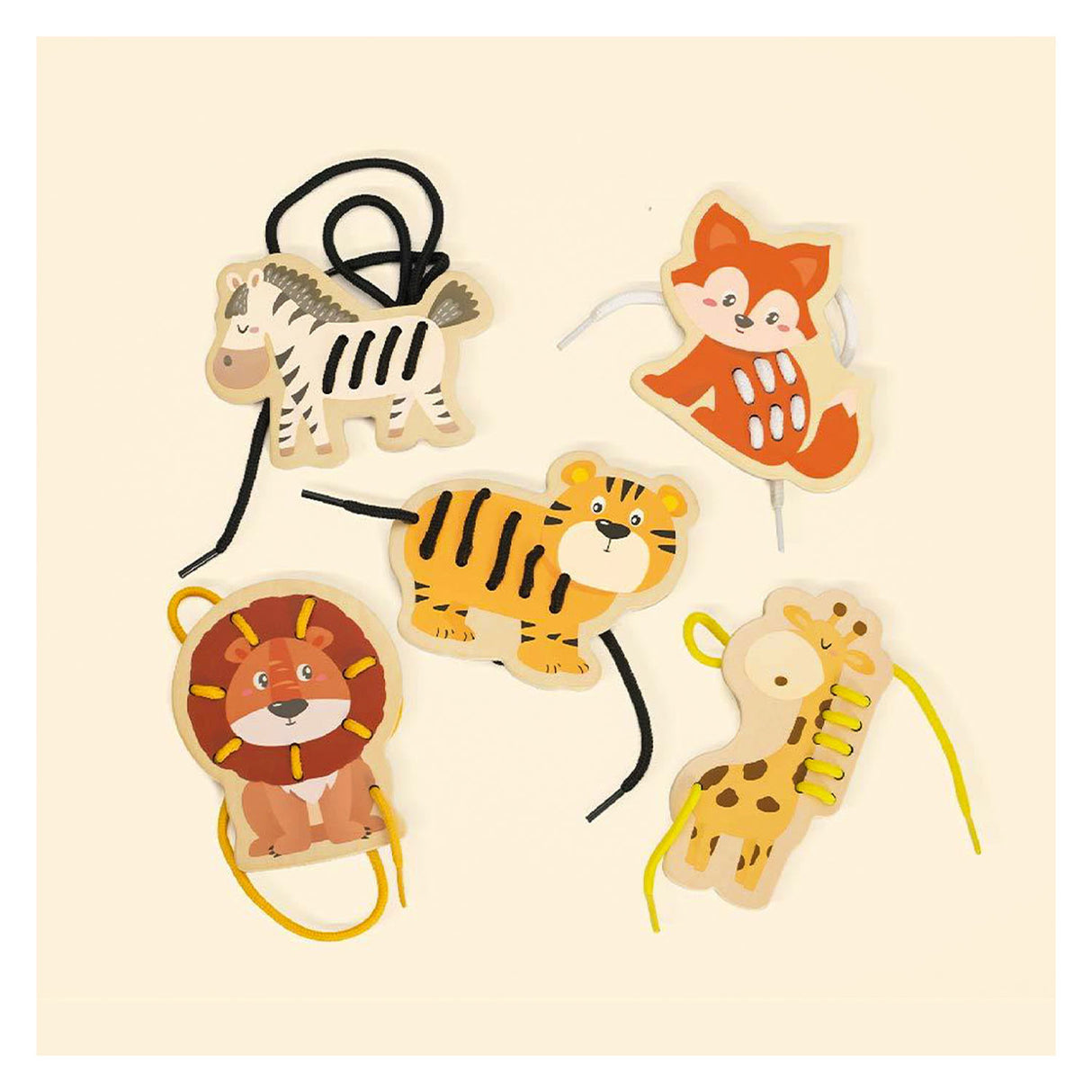 Classic World World Puzzle Animaux sauvages, 10 pièces.