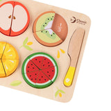 Puzzle de fractions en bois du monde classique, jouets éducatifs, 22 pièces.