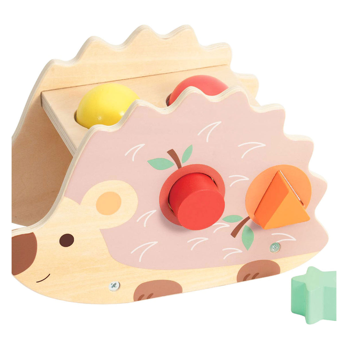 Banc de marteau en bois du monde classique, hérisson, 9 pcs.