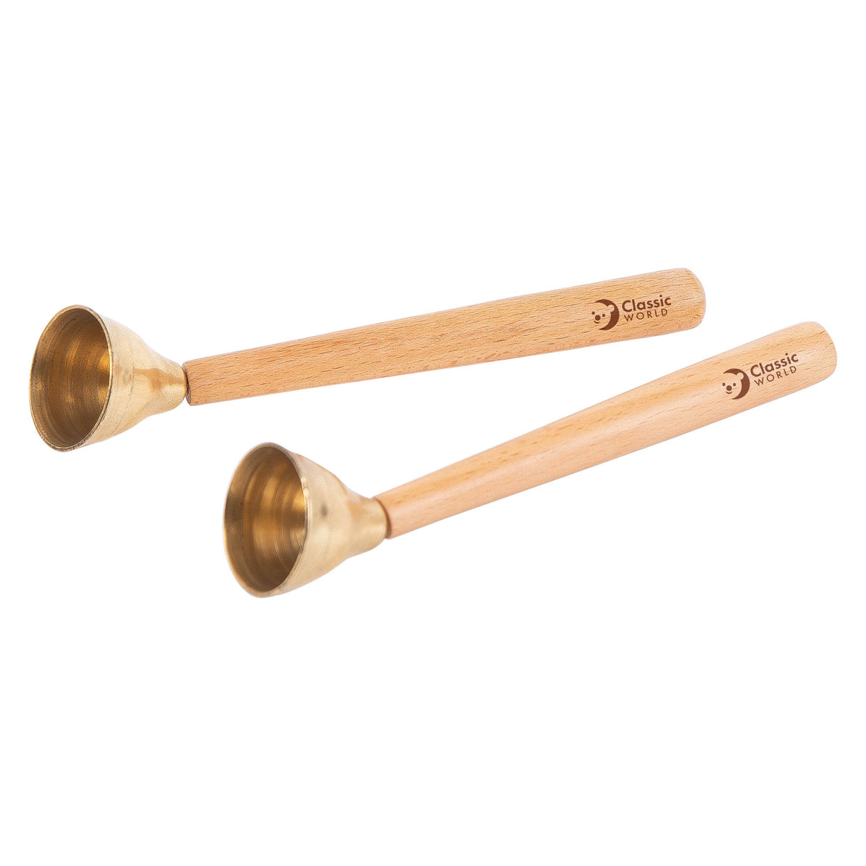 Clochette en bois du monde classique, 2 pcs.