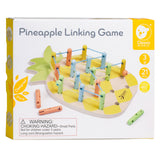 Klassisk World World Wood Ananas Connecting Game, 21dlg.