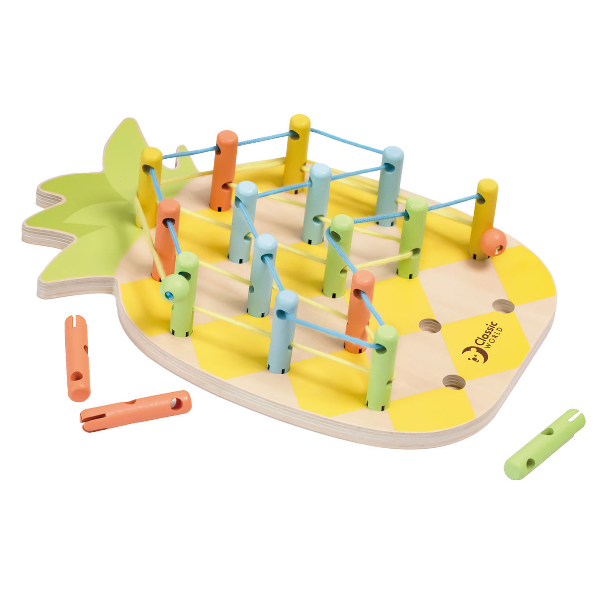 Game de connexion en bois en bois classique, 21dlg.
