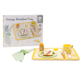 Classic World World Wooden Vintage Breakfast Ensemble avec plateau, 13dlg.