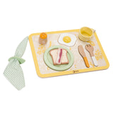 Classic World World Wooden Vintage Breakfast Ensemble avec plateau, 13dlg.