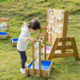 Klassische Welt Welt Holz Wasser Spieltisch Wasserfall