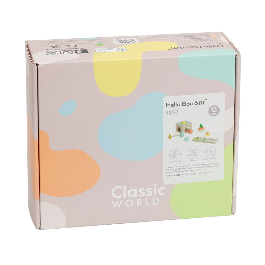 Classic World World Baby Hello Toy Box 6-12 måneder