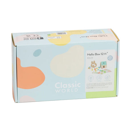Lobbes toys bv classic world baby hello coffre à jouets 12-18 mois