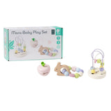 Ensemble de jeu pour bébé en bois du monde classique mara, 3 pièces.