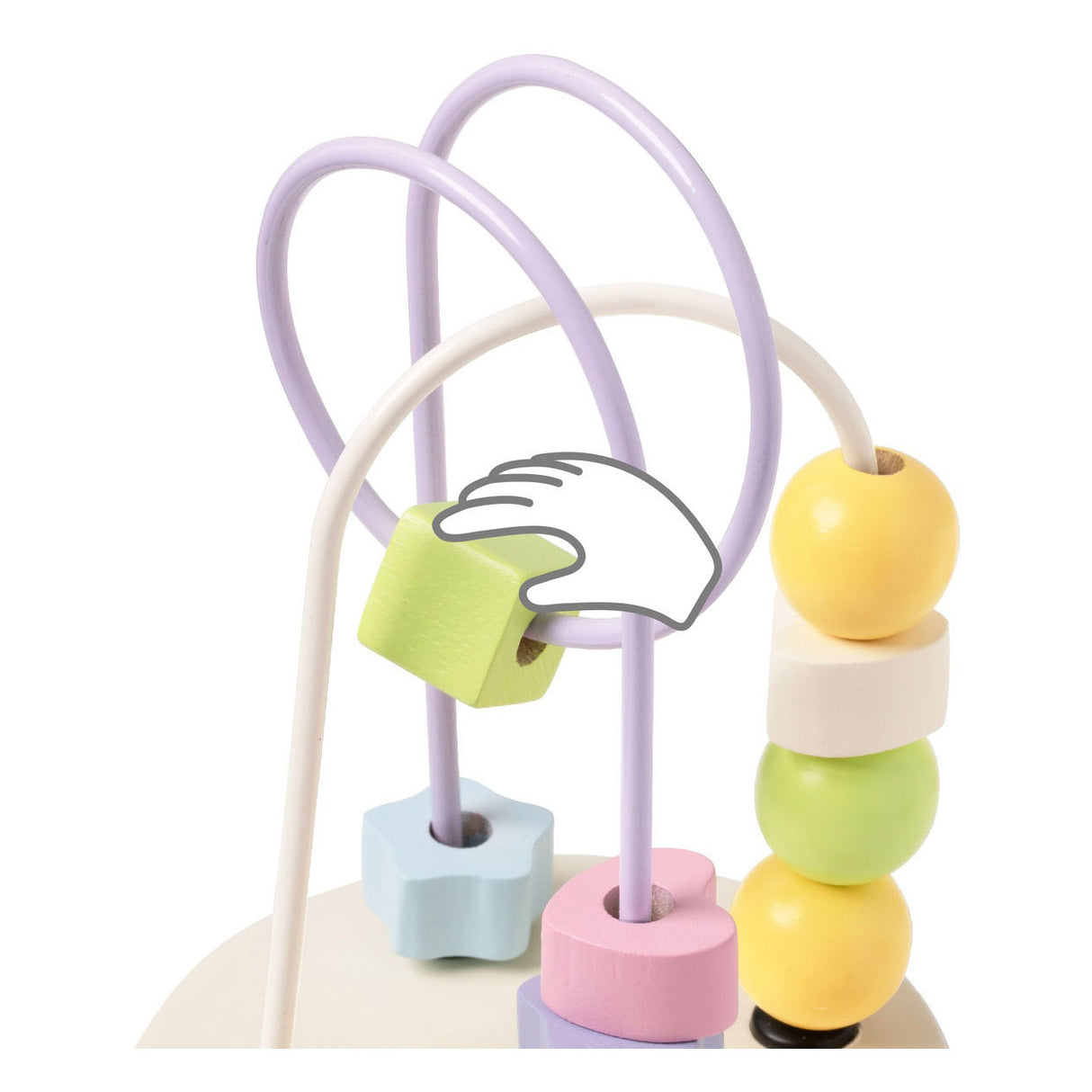 Ensemble de jeu pour bébé en bois du monde classique mara, 3 pièces.