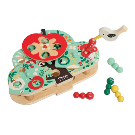 Jeu de capture en bois classique du docteur du monde, 13 pièces