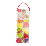 Perles à enfiler en bois Classic World, fruits, 13 pcs.
