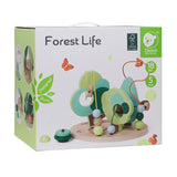 Forêt en spirale de motricité en bois du monde classique, 5 pcs.