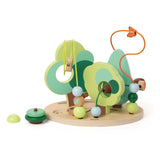 Forêt en spirale de motricité en bois du monde classique, 5 pcs.