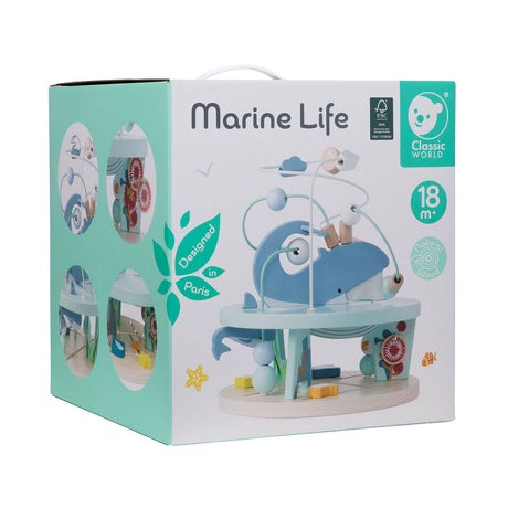 Monde classique monde motricité en bois monde sous-marin en spirale