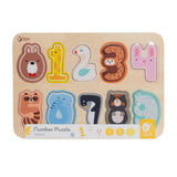 Puzzle de figurines en bois du monde classique, jouets éducatifs, 10 pièces.