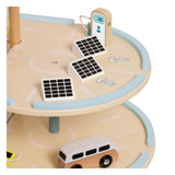 Garage durable en bois du monde classique avec accessoires, 19 pcs.