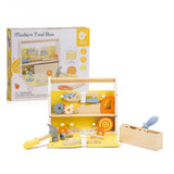 Boîte à outils en bois Classic World moderne, 27 pièces.