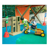 Station-service de jeu extérieure en bois du monde classique